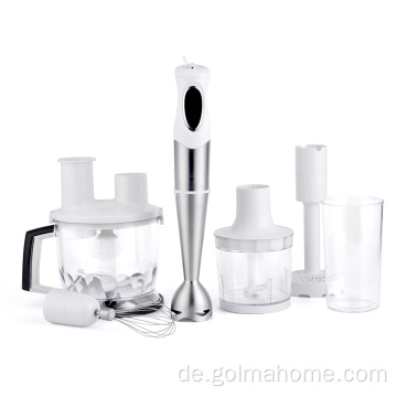 Home Multifunktionale 4-in-1-Low-Rausch-Stick-Mixer-Tauchhand-Mixer-Set